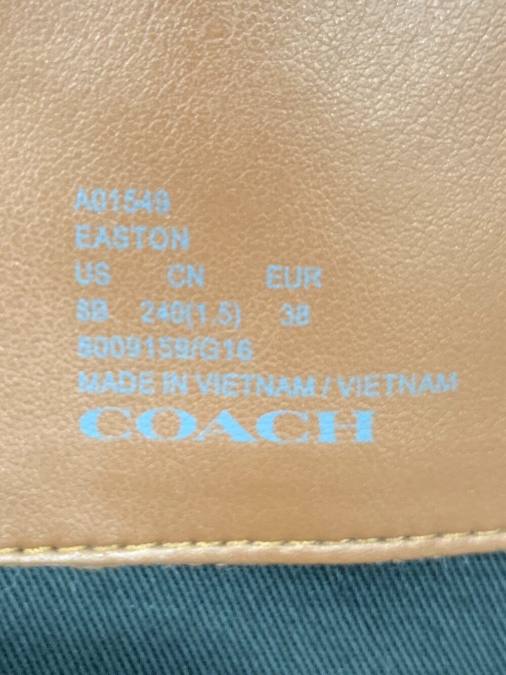 Coach Easton Women's Tall Riding Boots size 8B - Picture 8 of 8